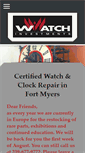 Mobile Screenshot of fortmyerswatchmaker.com